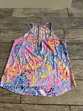 Lilly Pulitzer lacy tank top